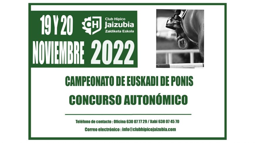 Campeonato de Euskadi de ponis 2022