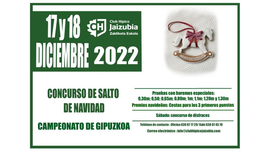 Concurso de Navidad 2022 y campeonato de Gipuzkoa